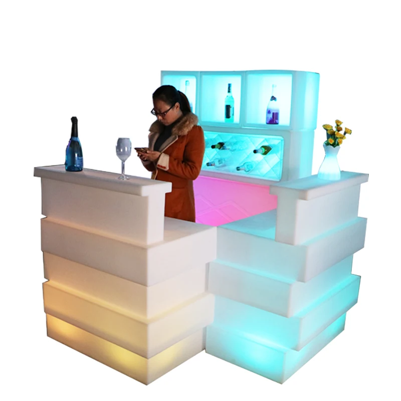 

LED outdoor luminous bar counter removable