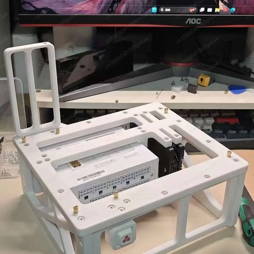 3D Printed Open Frame Case MATX ITX SFX Power Supply Test Bench Rack PETG Print Kit No Hardware Included
