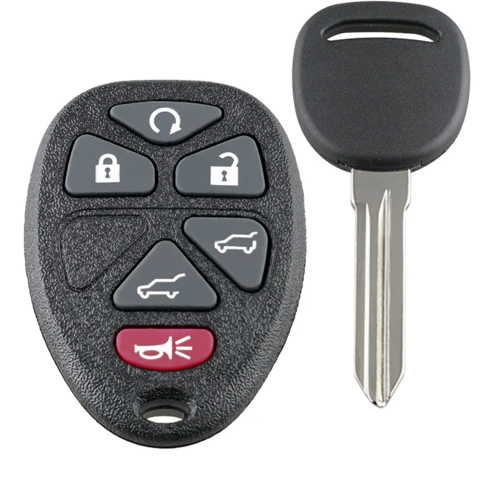 J18 6 Buttons Key OUC60270 315 Frequency Replacement ForChevrolet 2007-2014Chevy Silverado Suburban Remote Car Key Fob 6b Set