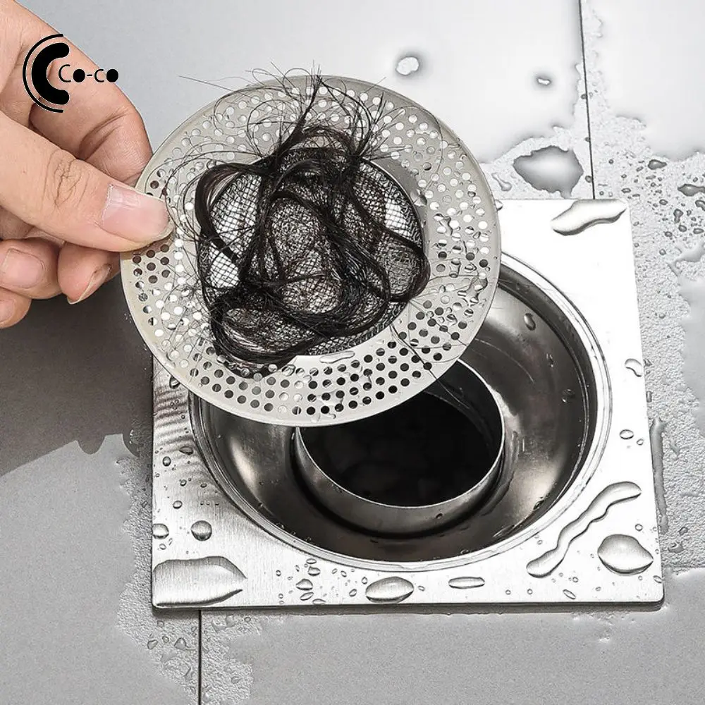 Floor Drain Net Plug Sink Mesh Shower Room Creative Wholesale 2023 New Hair Stopper 304 Stainless Steel Anti-blocking Artifact