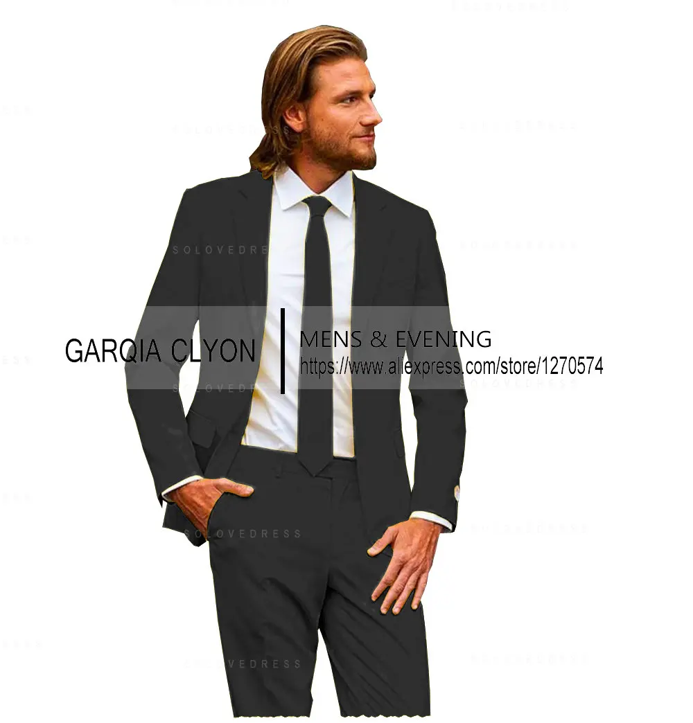 Custom Made Fashion Groom Terno Masculino 2 Pieces Yellow One Button Notch Lapel Smoking Mens Suits(Blazer+Pants)