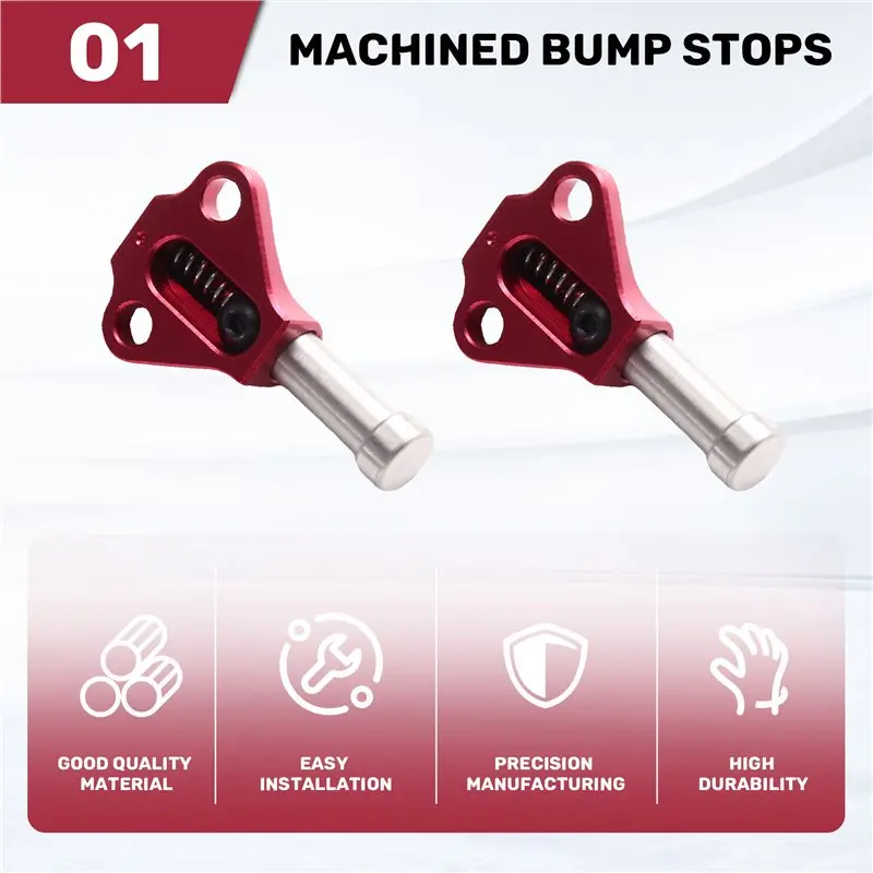 For VANQUISH 1/10 H10 OPTIC RTR VS4-10 RC For Pipe Rack Compatible H10088F MACHINED BUMP STOPS Special Buffer
