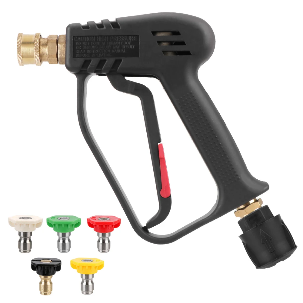 

Для Karcher/Nilfisk M22 14 мм комплект цветных сопел для чистки автомобиля с 5 быстроразъемными водяными пистолетами высокого давления