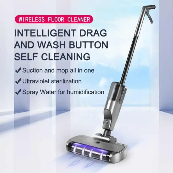 Portable Wet and Dry Vacuum Cleaner Cordless Handheld Carpet Vacuum Cleaner Multi-function Floor Washer Vacuum Cleaner