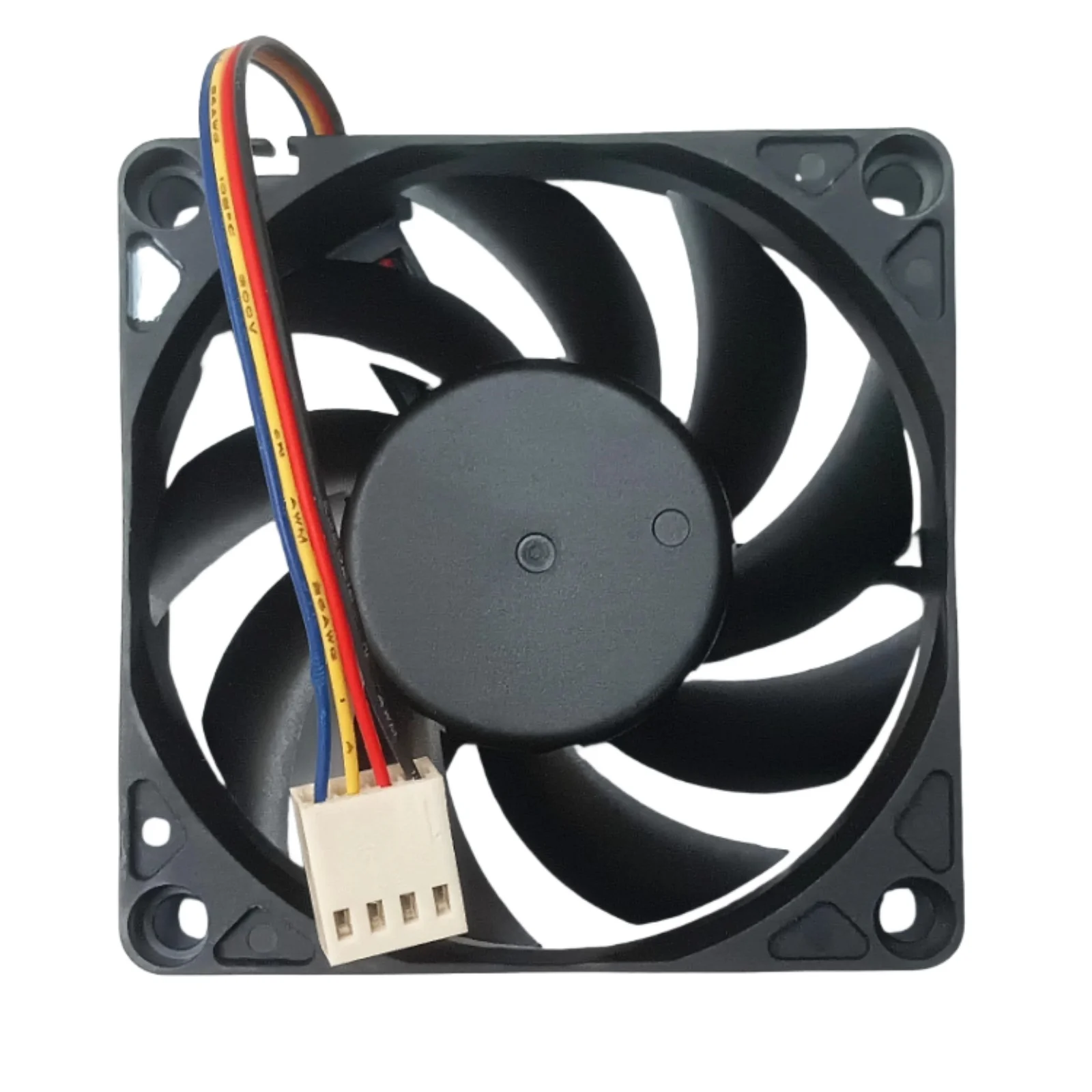 70mm 7015 방열판 CPU 쿨러 팬 (EVERFLOW R127015SM 7015 7CM PWM 쿨링 팬, 12V 0.15A 유압 베어링 저소음 슬림형)