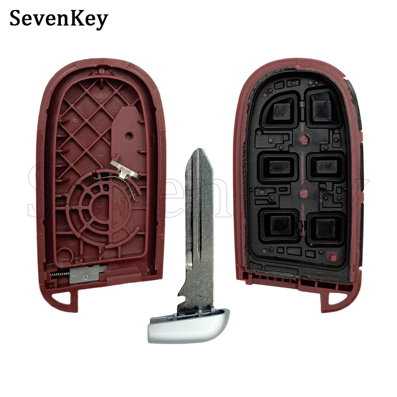 Seven 5 Button Smart Key Shell For Dodge Challenger Hellcat SRT Redeye Widebody Scat Pack 392 HEMI Daytona R/T Viper Trackhawk