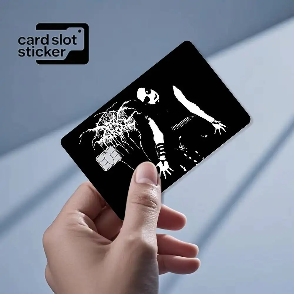 Raw Black Metal Darkthrone  Credit Card HD Stickers Small Chip Waterproof Sticker Game Card Decal Gift