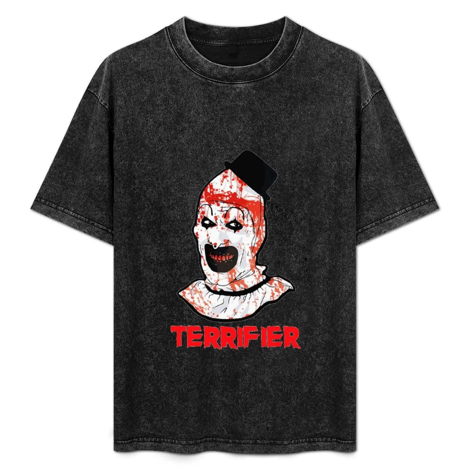 

Terrifier - Art the Clown 【Ｈｏｒｒｏｒ】 Design （2016） T-Shirt vintage graphic tee custom t shirt aesthetic clothes mens clothing