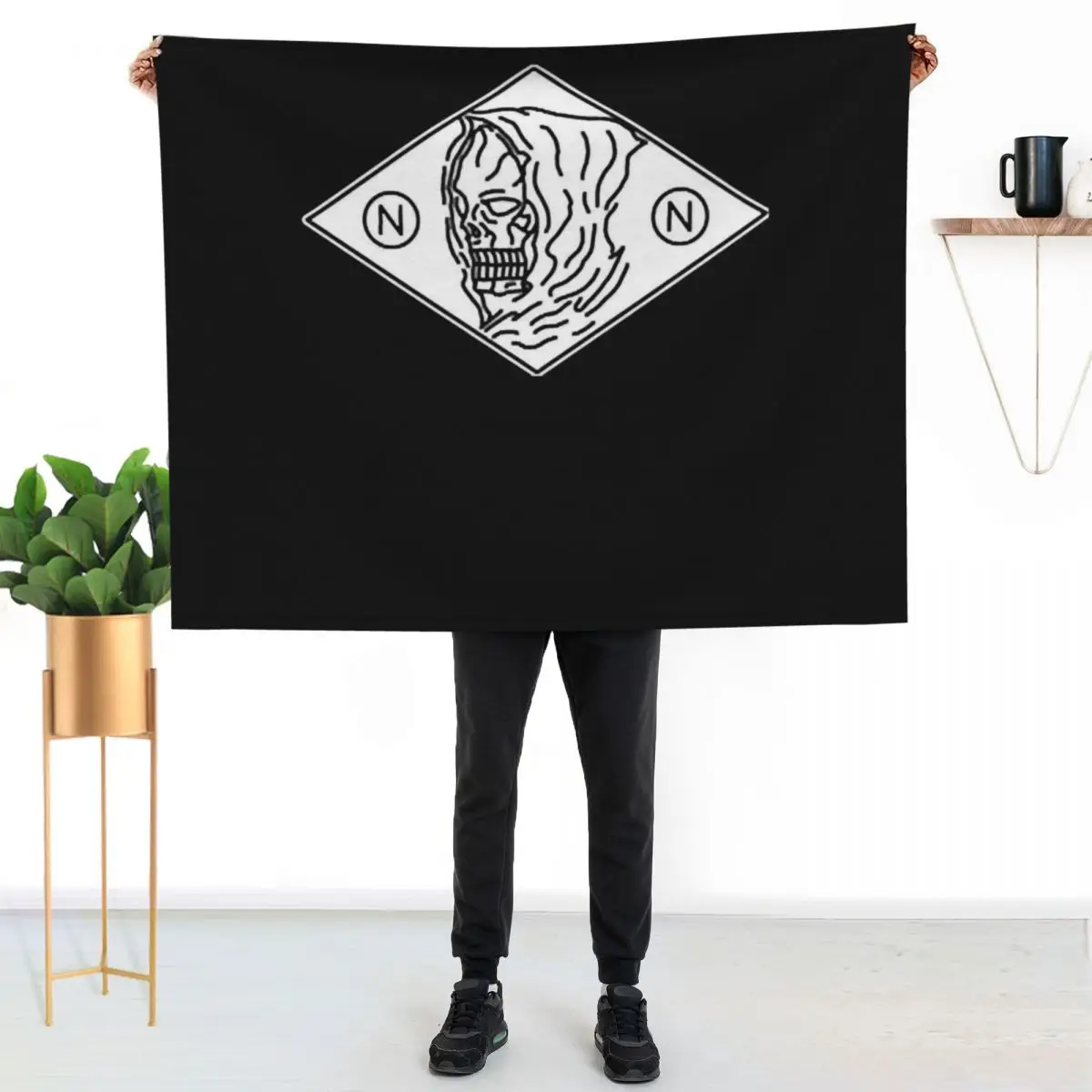 

nothing nowhere merch Classic Throw Blanket No Pilling Soft Warm Blanket for Bed