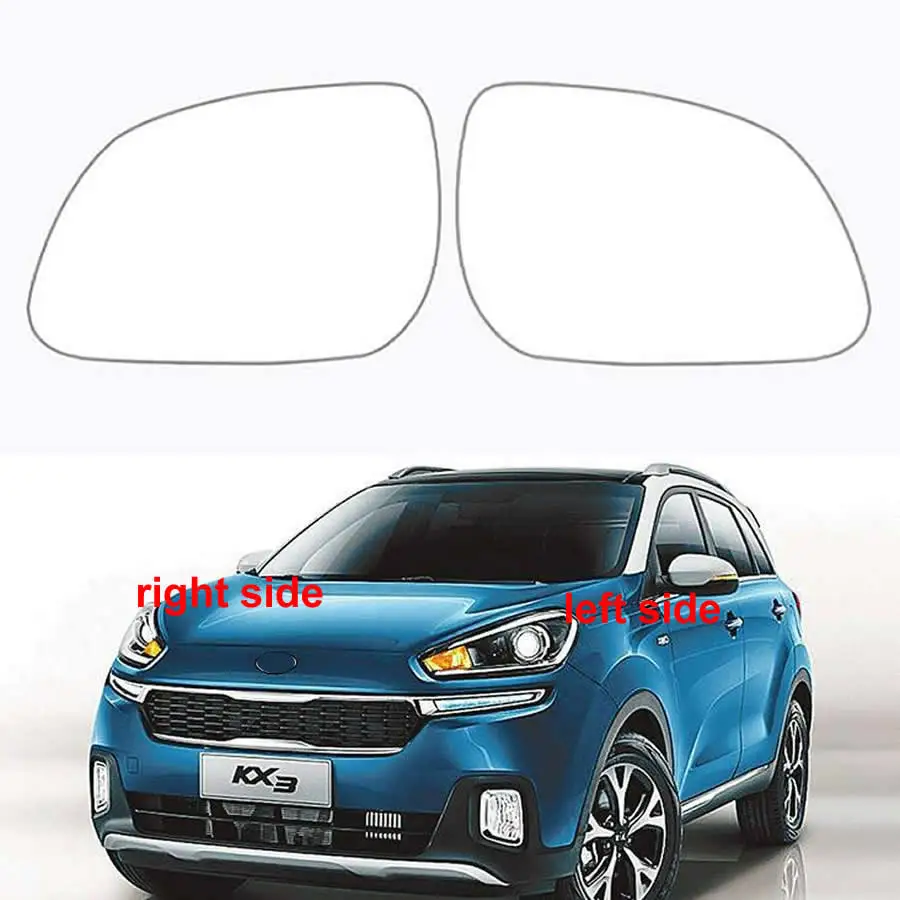 

For Kia KX3 Seltos 2015 2016 2017 2018 2019 Car Accessories Outer Rearview Side Mirrors Lens Door Wing Rear View Mirror Glass