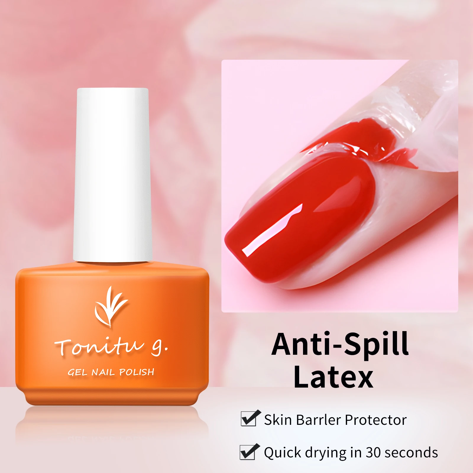 

7Ml Liquid Latex for Nails, Peel Off Cuticle Guard for Nail Polish Skin Barrier Protector Nail Art Liquid Anti-Spill Latex Tape