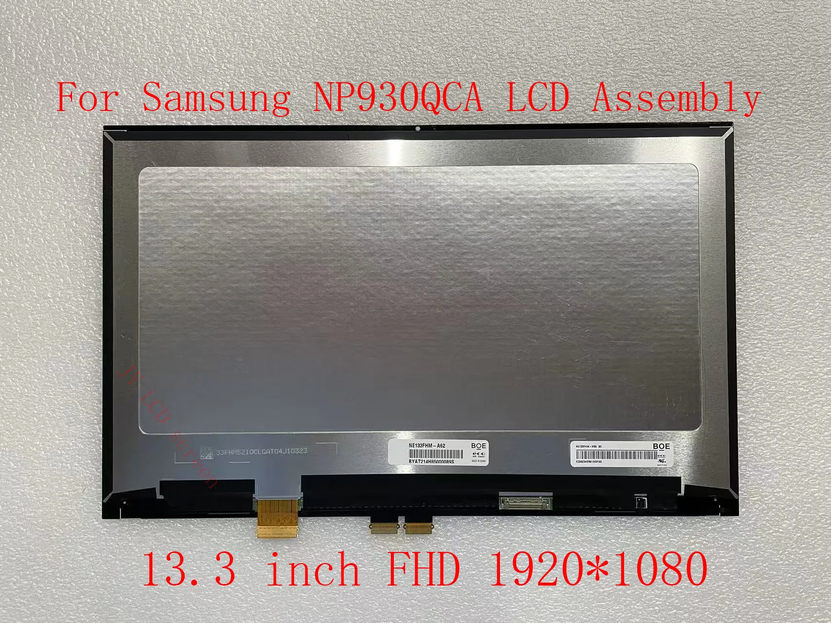 

13.3 inch FHD 1920*1080 For Samsung Galaxy Book Flex NP930QCA NT930QCA Laptop LCD Display Touch Screen Assembly Matrix