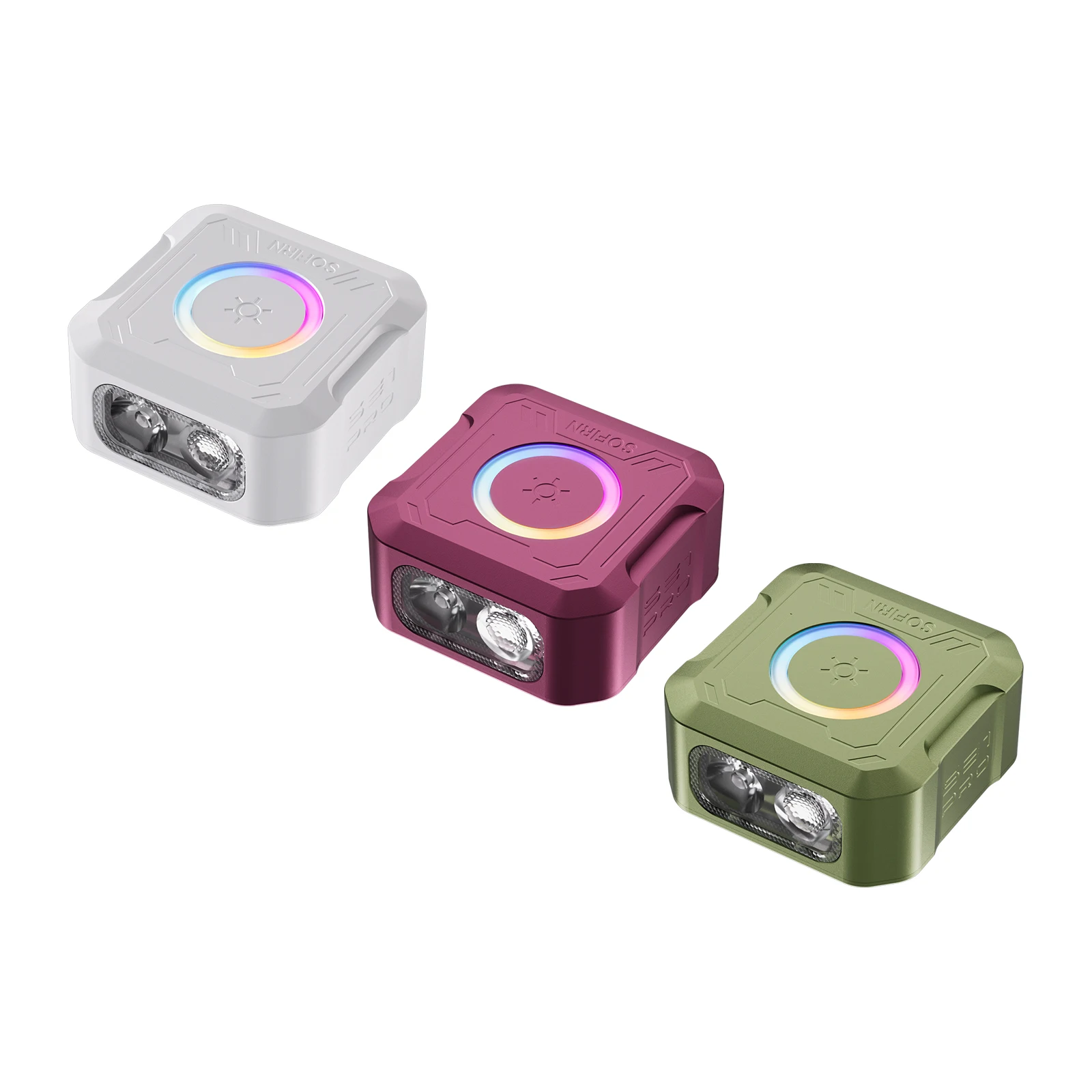 SOFIRN SE1 PRO EDC Keychain Flashlight RGB LED High CRI90 Magnetic Wristband Torch Type-C Rechargeable Portable Warning Light image 3