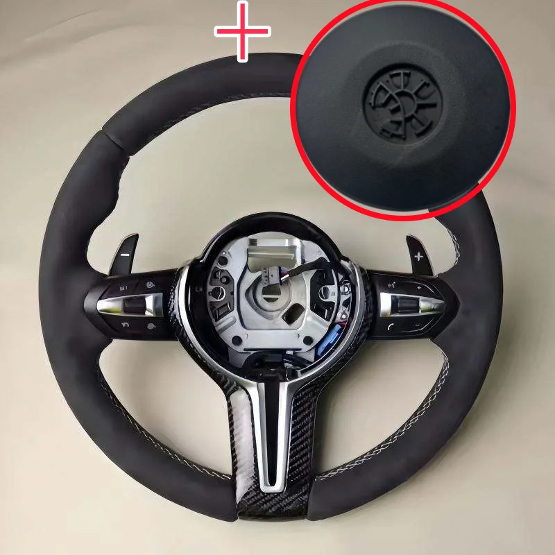 Wholesale CS Style Suede Steering Wheel For BMW F01 F02 F10 F20 F22 F30 F31 M2 F87 M3 F80 M4 F82 F85 F90 X5 F15 E70 E90 M5