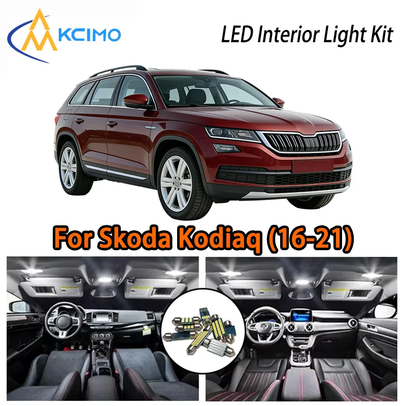 

KCIMO For Skoda Kodiaq (2016-2021) Premium LED Interior Kit - 2 Colors , Quick Installation, Long-Lasting