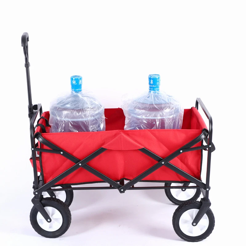 Large Capacity Outdoor Picnic Beach Garden Park Camping Wagon Cart Foldable Collapsible Utility Trolley Cart