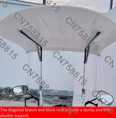 windshield, extended 7-char，Electric vehicle canopy, motorcycle parasol, umbrellabattery car, sun protection, rain protection