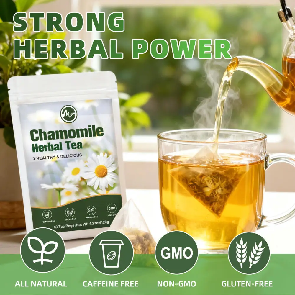 Chamomile Herbal Tea Diabetes Blood Sugar Control Inflammation Reduction Sleep Aid Relaxation Cold Relief Skin Condition Treatme