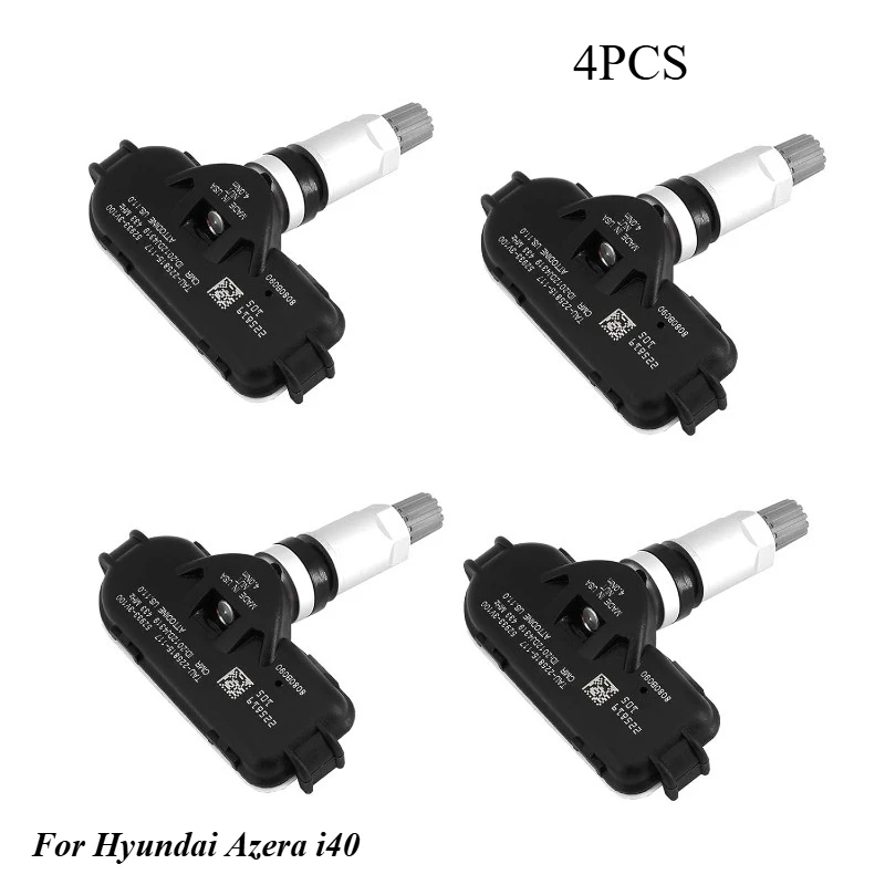 

4PCS TPMS Sensors 52933-3V100 For Hyundai Azera i40 Tire Pressure Monitoring System 433MHz New