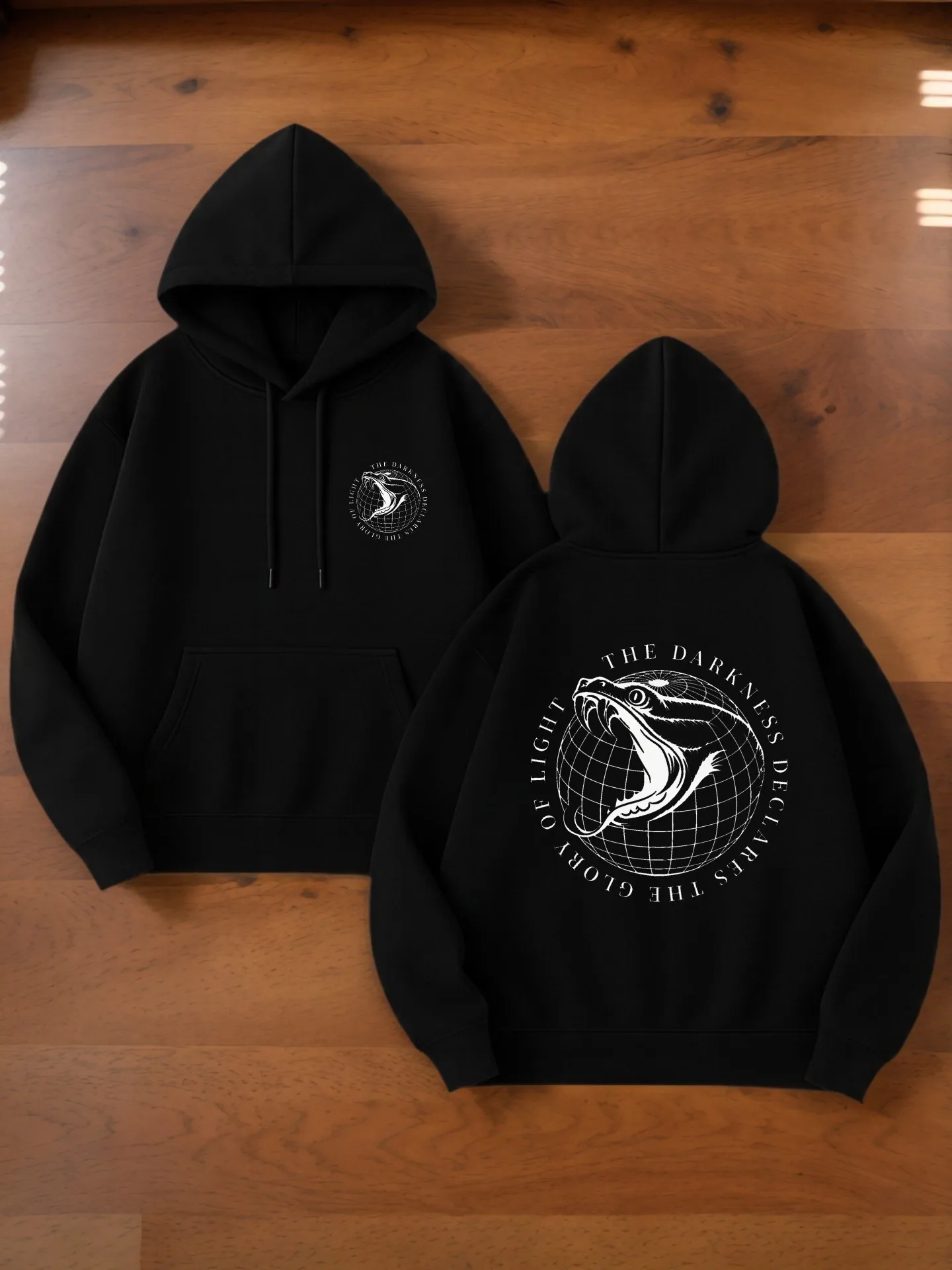 هوديي جرافيك للرجال، نمط ملابس الشارع مع طباعة فريدة من نوعها، مزيج القطن، للارتداء اليومي، للشباب