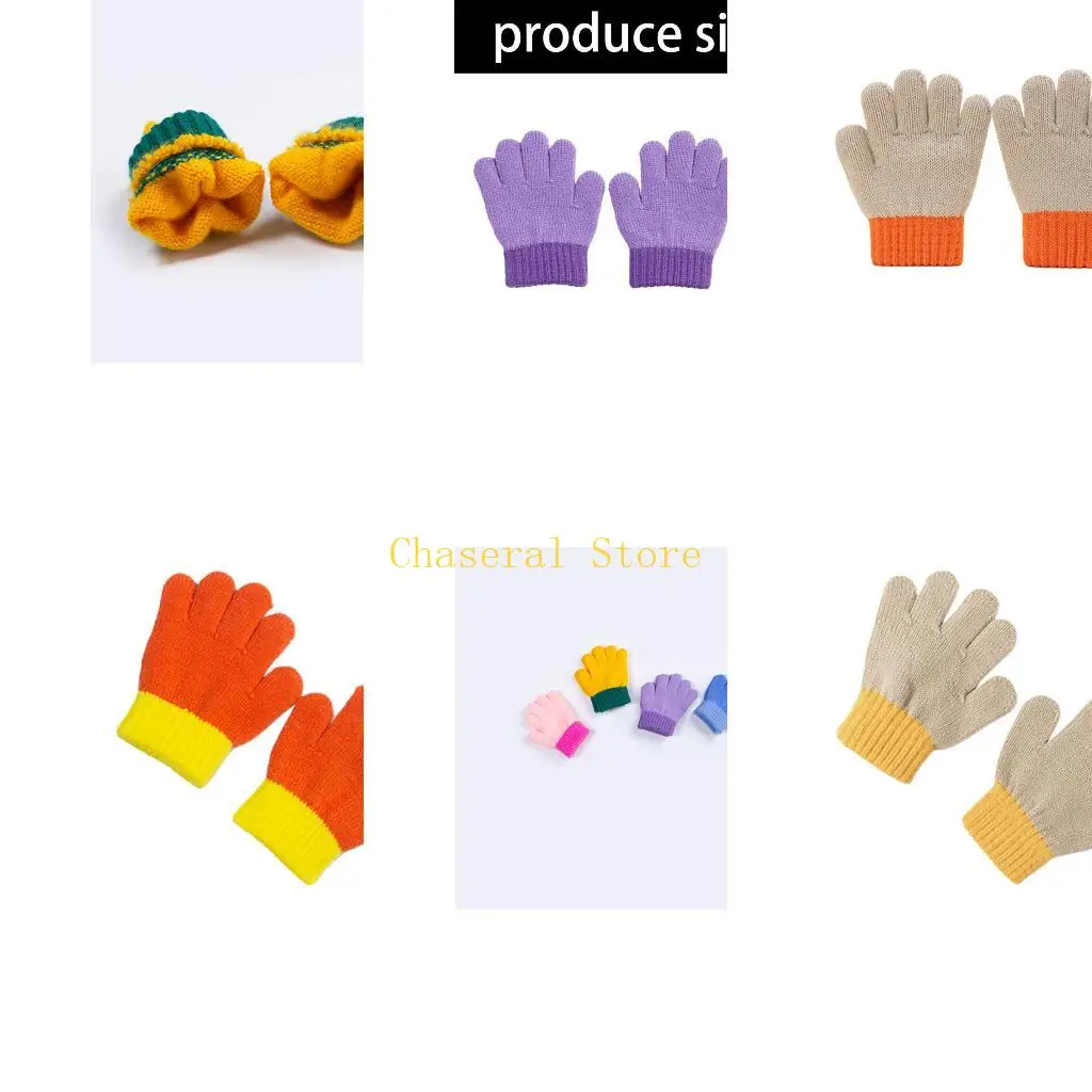 

E7CE Mittens For Newborn Infant 2-4 Years Elastic Toddler Stretchable Mittens