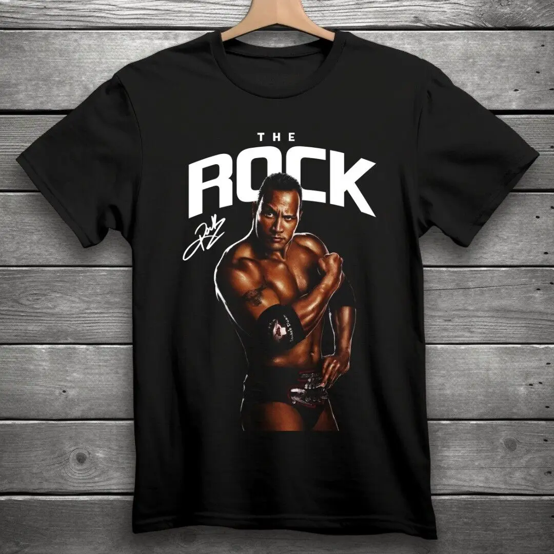 

The Rock Wrestling T-Shirt Black