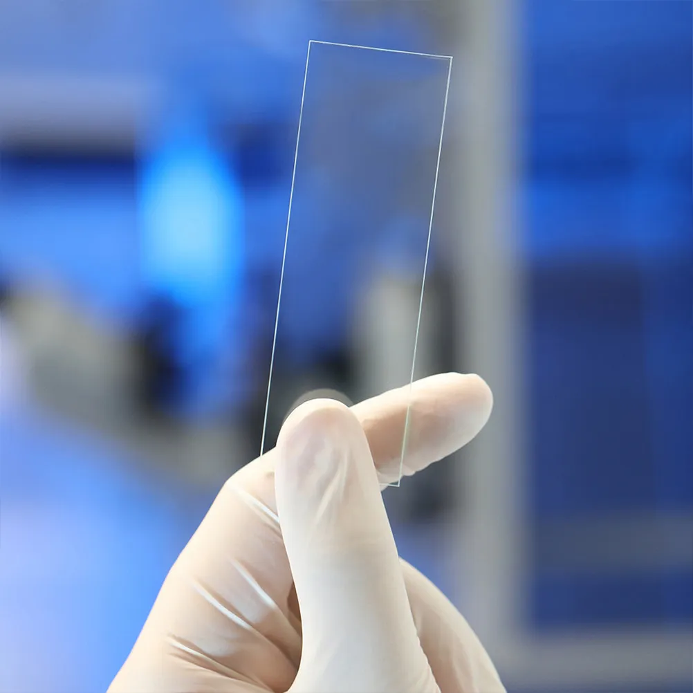 

50 шт. стеклянных предметных стекол для микроскопа с гладкими краями, пустые лабораторные слайды для биологии, образования, научных исследований, оптических наблюдений