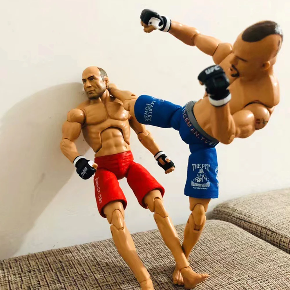 

2 Pieces MMA/WWE Fighting Figura Challenge Arena Wrestling Gladiator Moving Figure 7''