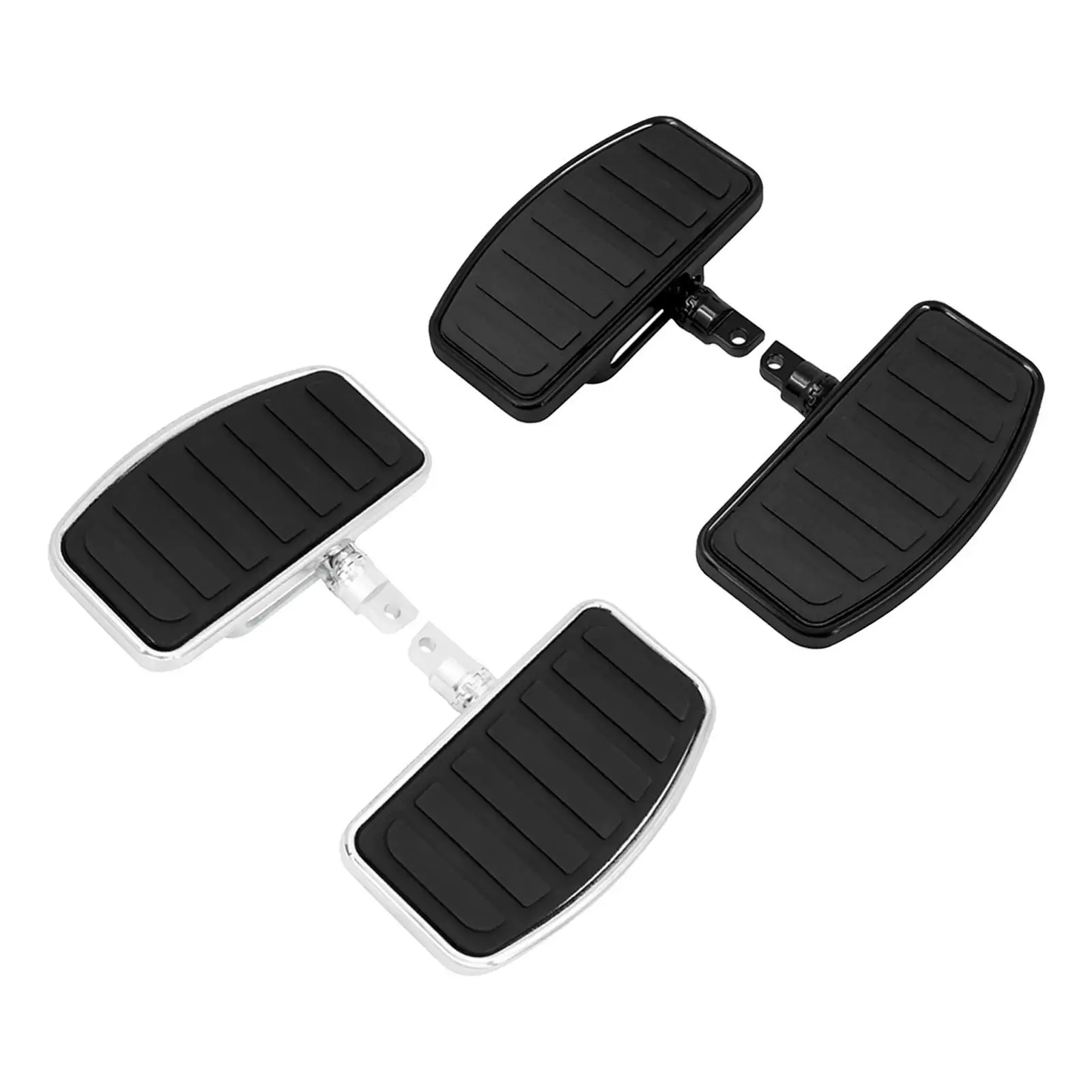 

2 Pieces Motorcycle Footboard Footpeg Rubber Foot Pads Accessories Sturdy Part Replaces Foot Rests for Magna Vf250 Vf750