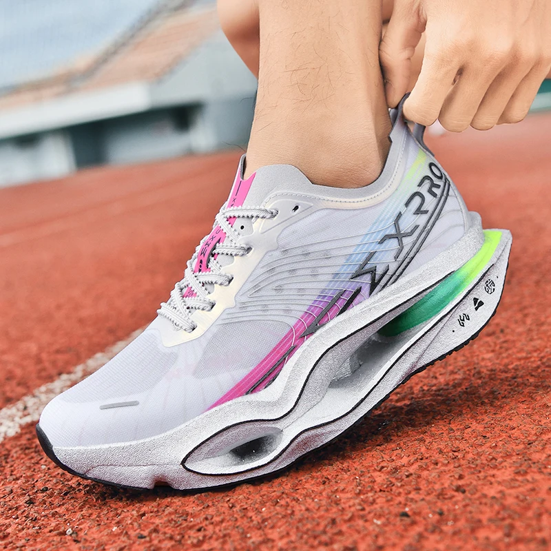 

Кроссовки для бега с карбоновой пластиной, ультралегкие, дышащие, противоскользящие, спортивные, с амортизацией, износостойкие, повседневные кроссовки