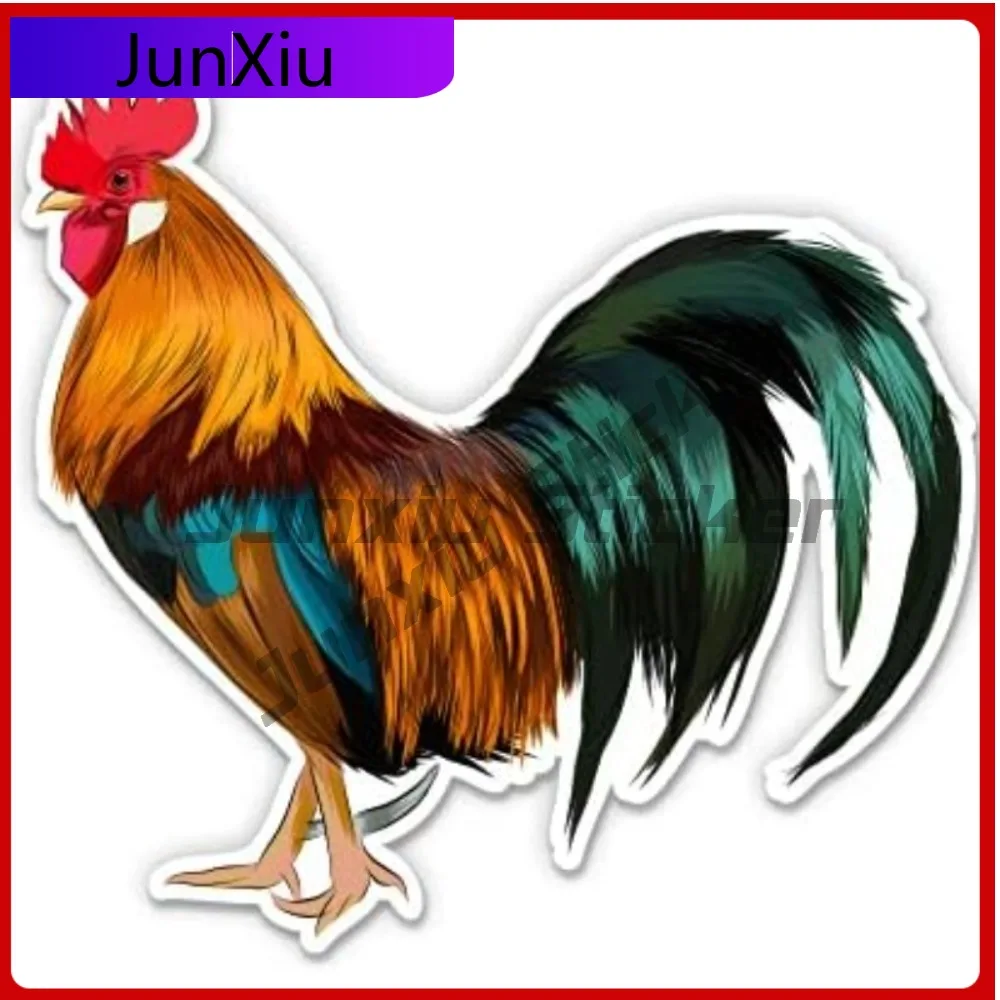 

Rooster for IPad Aesthetic Car Walls Window Bumper Waterproof Vinyl Decal Gift Aesthetic Unique Unique Retro Funny Aesthetic