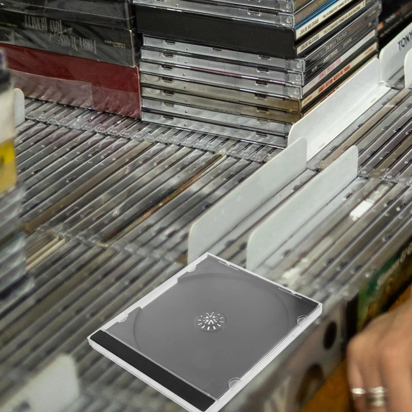 5 stücke CD Fall Hartplastik Disc Fall Album DVD Fall Hartplastik CD Verpackung Box CD Lagerung Container Fall DVD halter