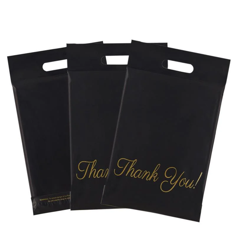 15Pcs Standard Thank You Adhesive Envelopes Bags Black White Pink Underwear Dress Leggings Gifts Shipping Portable Pouches