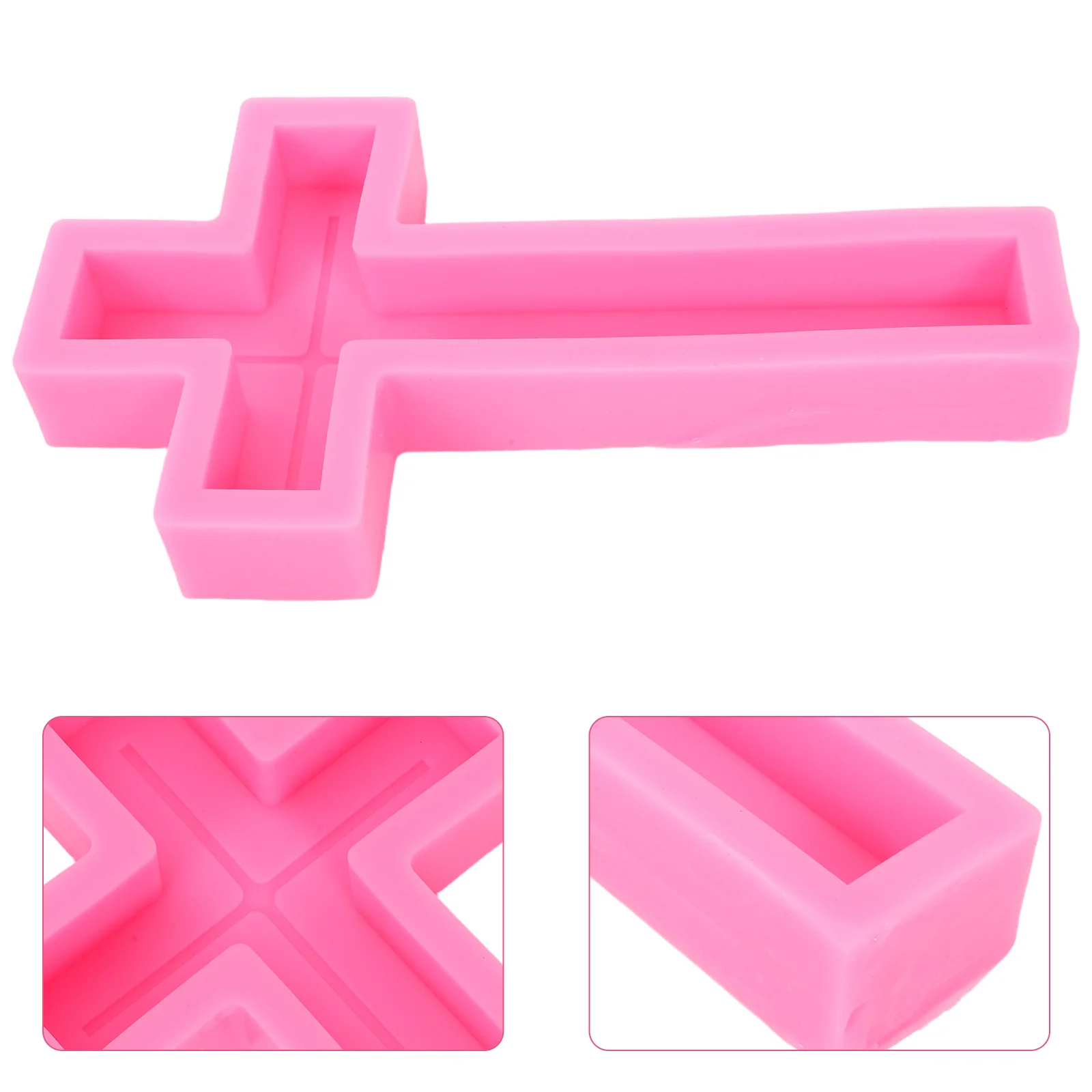 

13 Inch Silicone Cross For Making Large Craft Mold Resin Soap Wax Diy Projects Religious Decor Cross Shape Reusable
