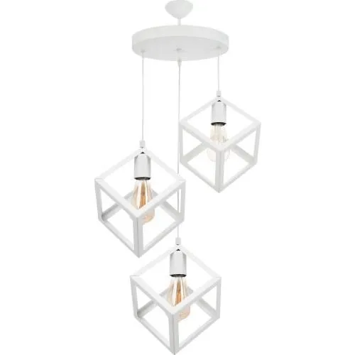 You Chandelier Cube Triple Pendant Lamp Chandelier