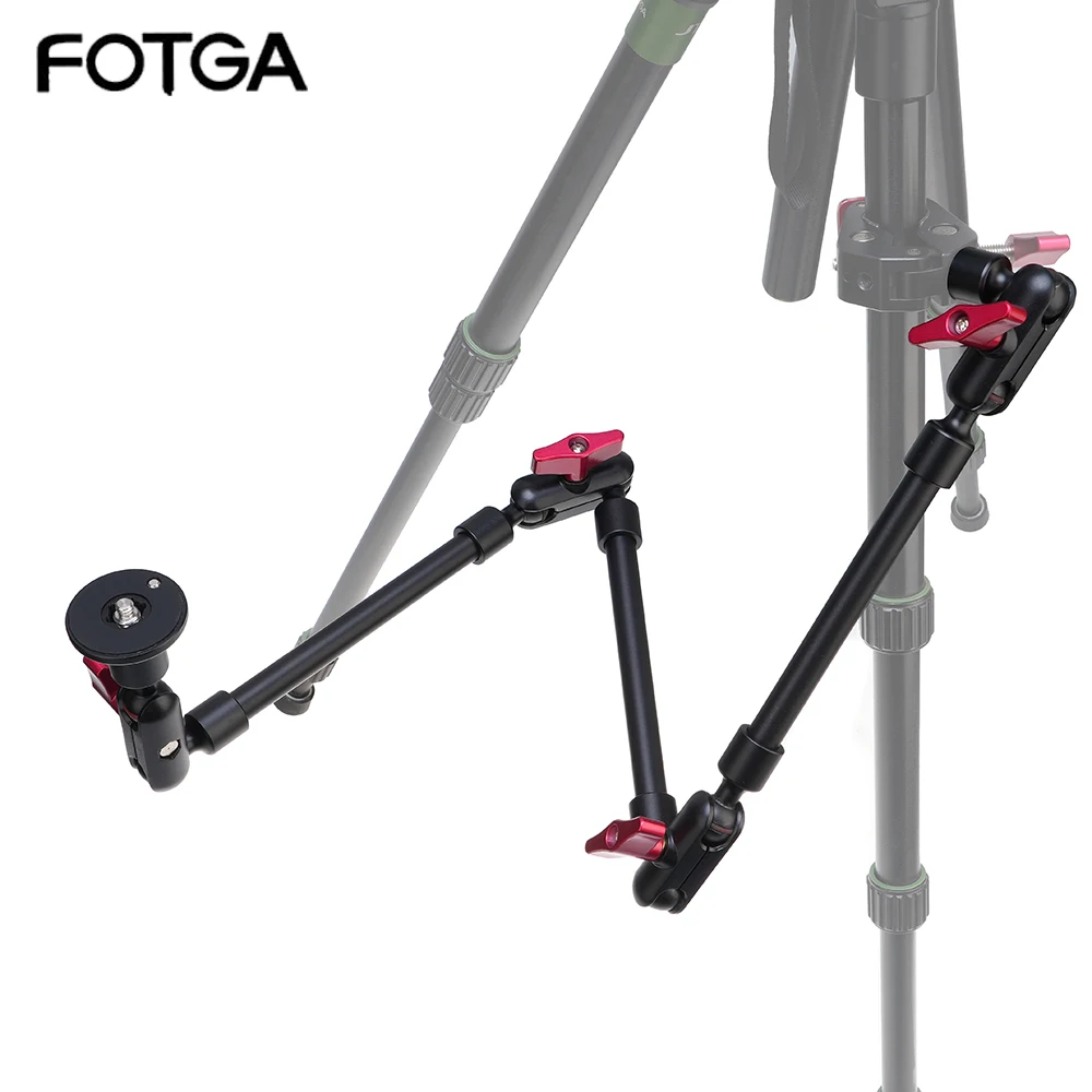 

FOTGA Camera Magic Arm with Super Clip Bracket for Smartphone Camcorder Action Camera Clamp Mount Tablet Webcam Studio Kit Clamp