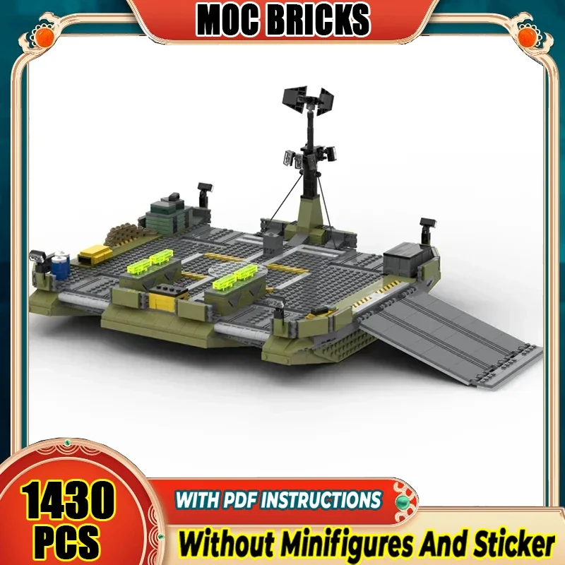 Moc Building Bricks Infinite Forward Operating Base Model Blocks Toys