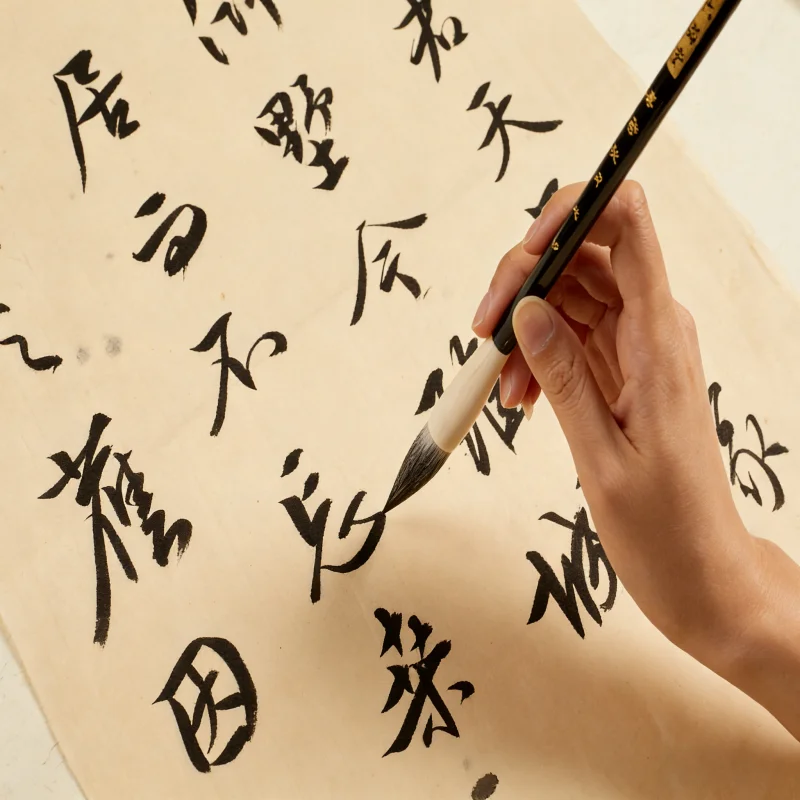 

Набор китайских каллиграфических кистей (1/3 шт.), 3 размера, для письма, рисования, акварели, чернил, Hubi Painting