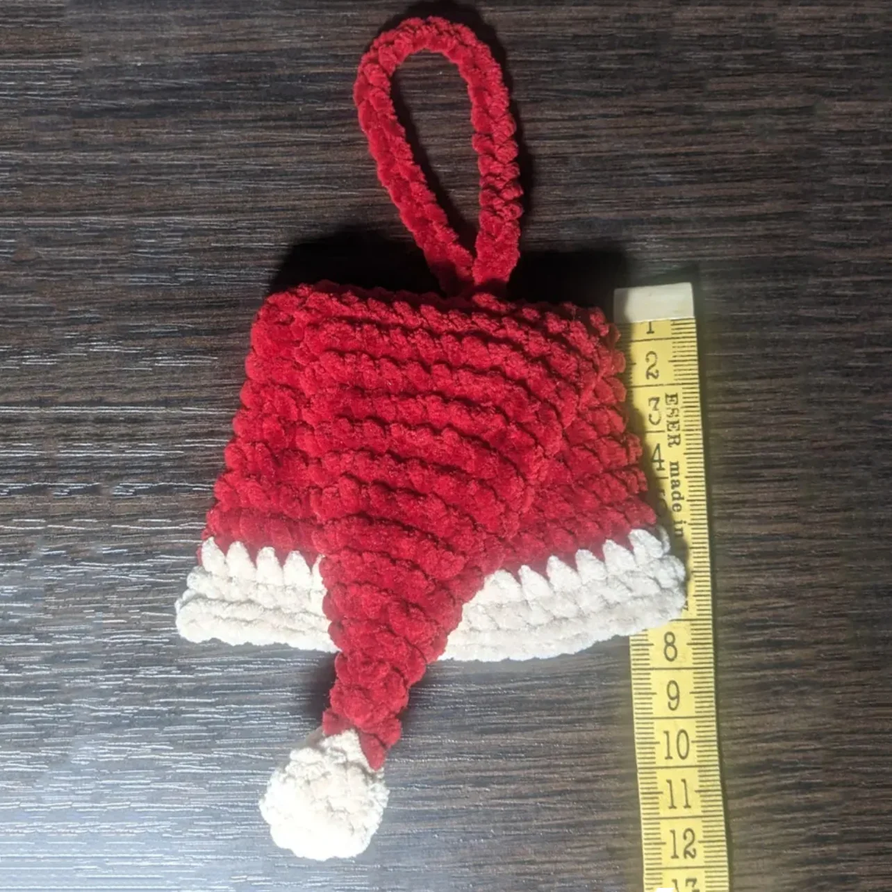 Car Interior Hanging Accessories Cute Car Accessories Santa hat pendant Handmade crocheted Home wall hanging Funny pendat