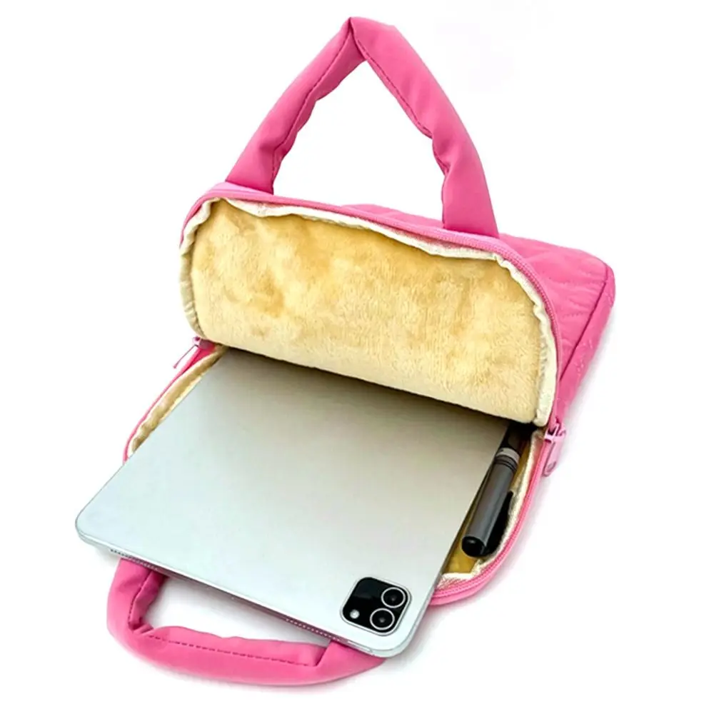 Zipper Laptop Sleeve Bags Fashion Solid color For 14 Inch Storage Bag Loving Computer Case Bag Women