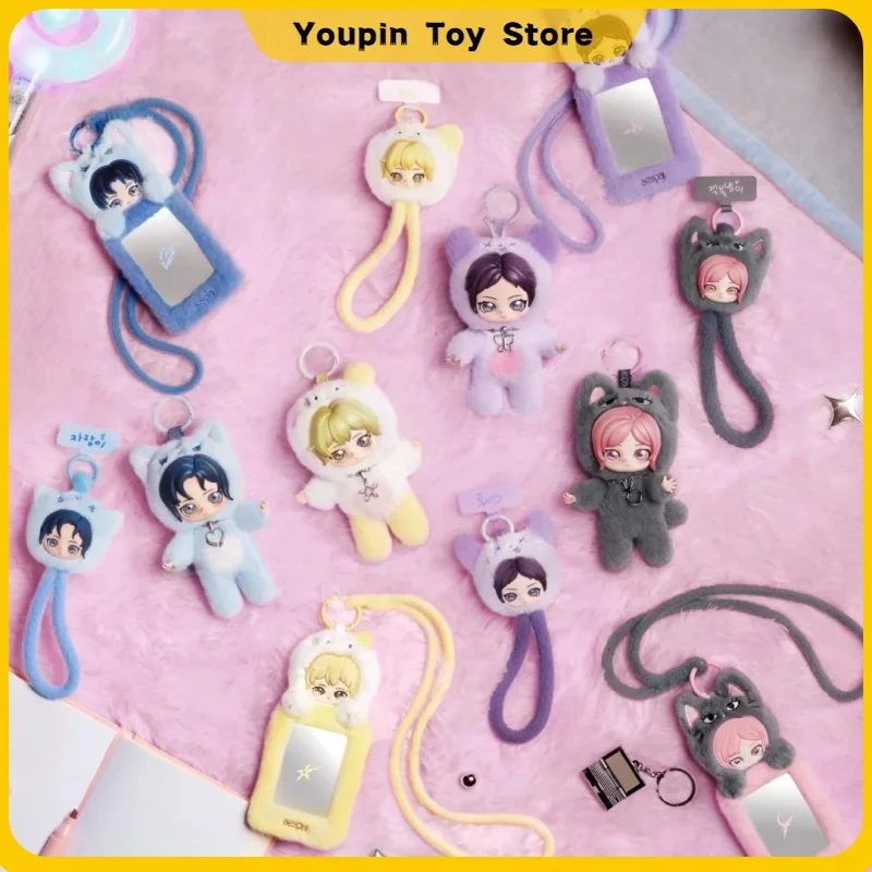 

Popmart Aespa Fluffy Friends Series Plush Blind Box Cute Doll Keychain Decor Toy Mystery Box Pendant Collect Model Gift For Fans
