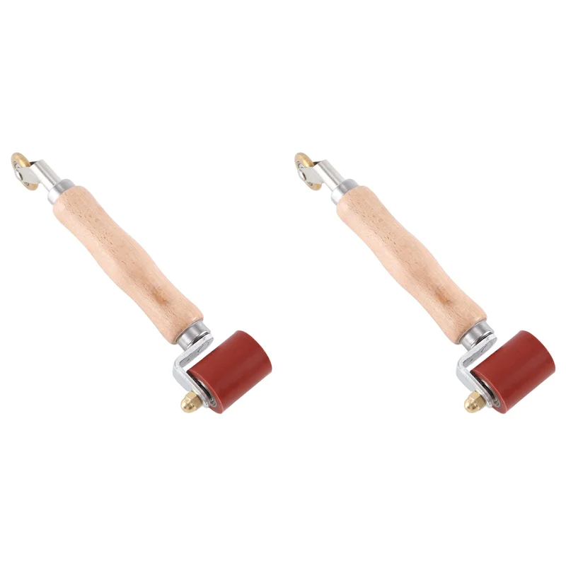 

WCS-2X Seam Roller, 40Mm Silicone Seam Roller With 6Mm Brass Detail Penny Roller, For PVC/EPDM Single Ply Roofing Tape A