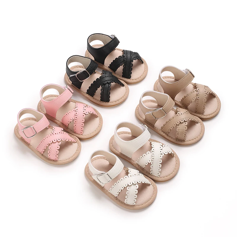 Nieuwe Mode Zomer Nieuwe Open Teen Cross Serie Ontwerp Anti Slip Baby Sandalen