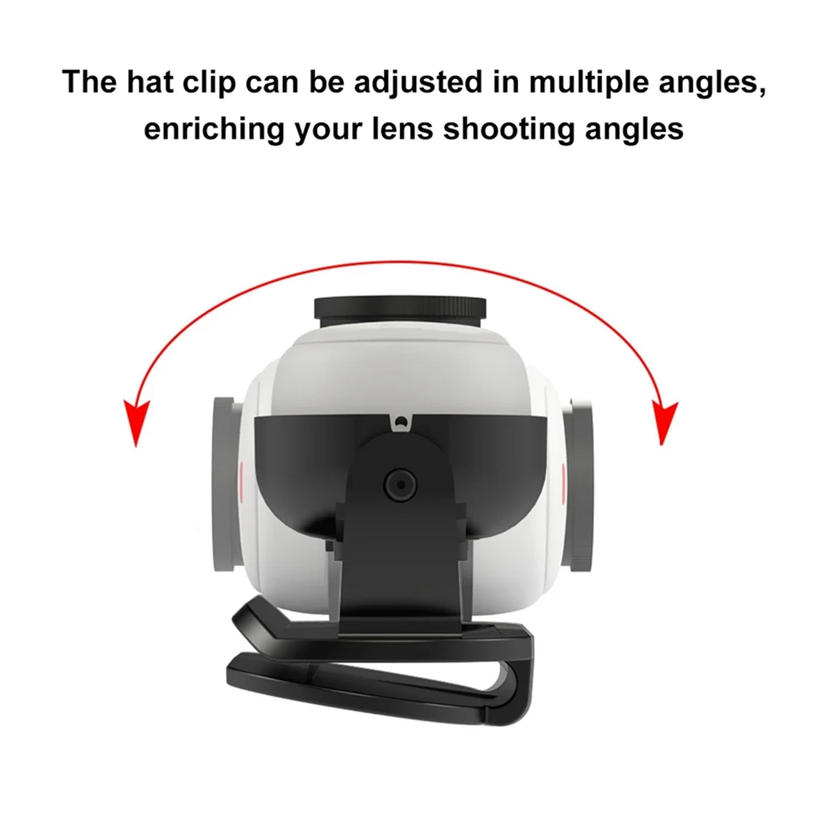 For Go 3 GO 3S Clip Mount Hat Clip Quick Release Clamp Magnetic Frame Fixed Holder Thumb Camera Accessory