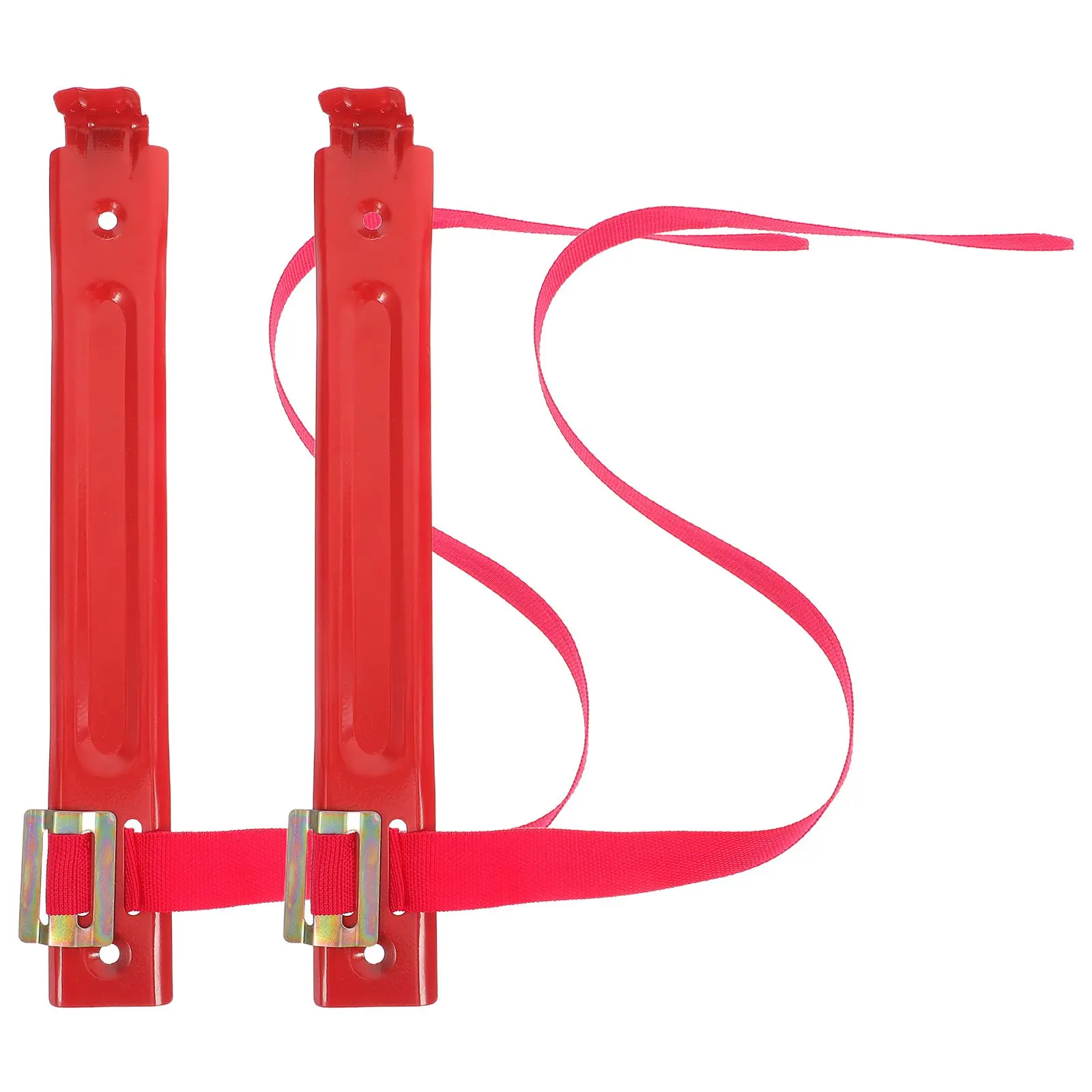2 Pcs Fire Extinguisher Hook Strap Bracket Wall Mount Universal Ledge Boat Iron