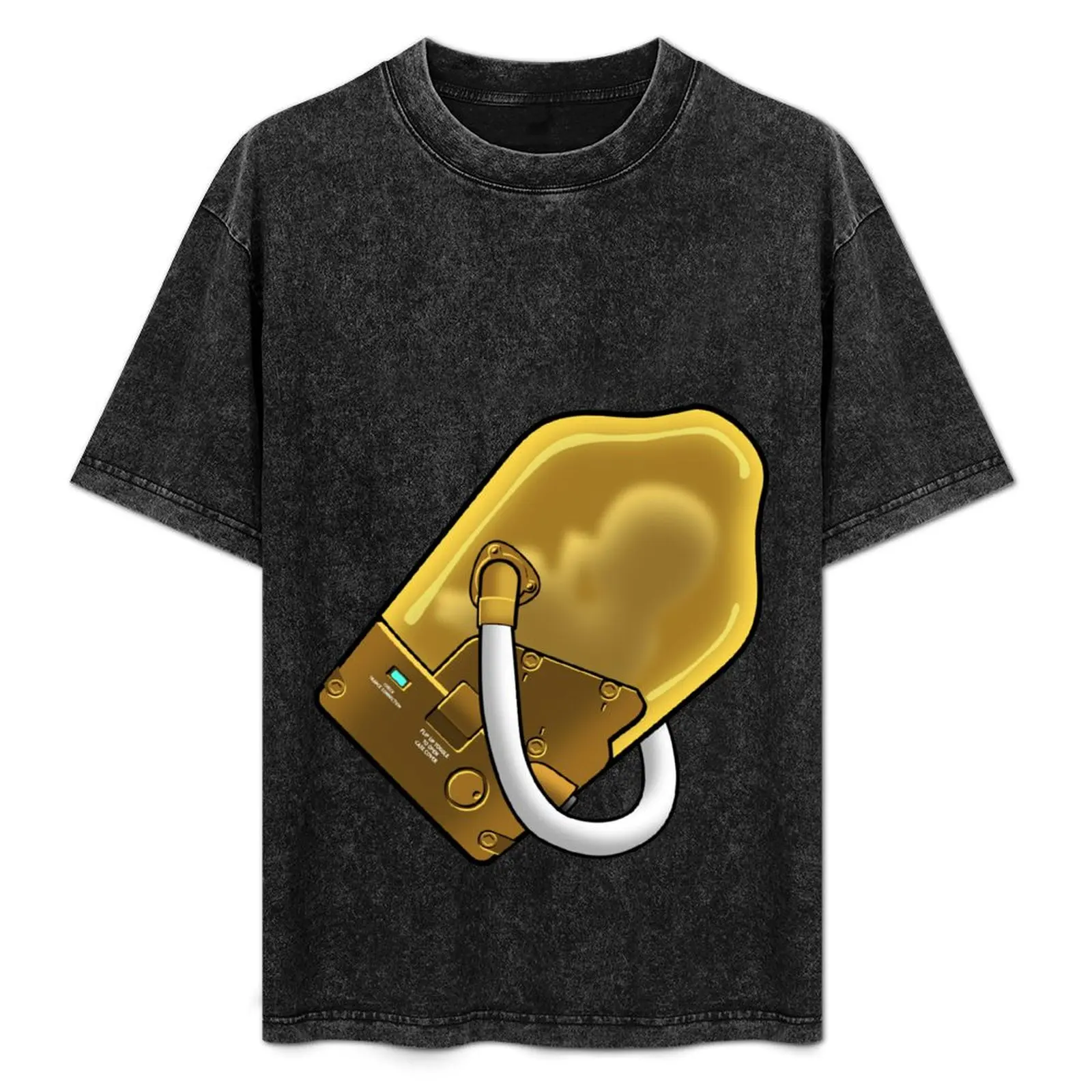 

Death Stranding BB Pod T-Shirt Utility Work Short Sleeve Top