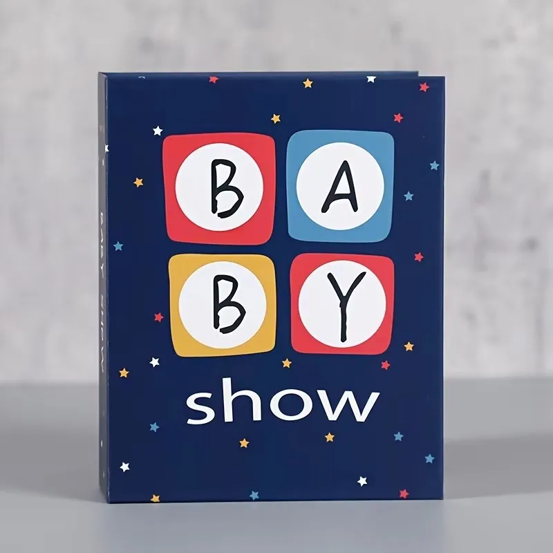 4 Inch 200 Pockets Photo Album Cartoon Pattern Photo Storage Album Card Collection Family Baby Growth Photo Album Birthday Gift