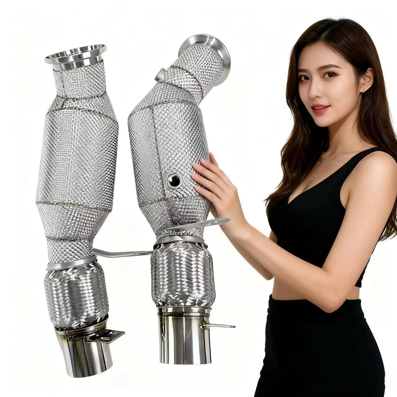 

Downpipe for BMW M760 6.6T G12 High-flow Exhaust Catalytic Conversion Modification Racing Performance Catless or 200cell