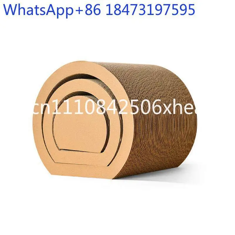 Cat scratching board   nest tunnel three-piece combination wear-resistant claw sharpener   claw board corrugated cat toy