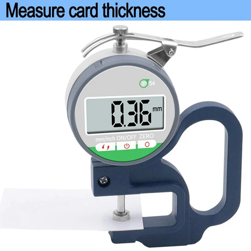 0.001Mm 0-12.7Mm High-Precision Digital Thickness Gauge Meter IP54 Waterproof And Dustproof Electronic Micrometer Easy To Use